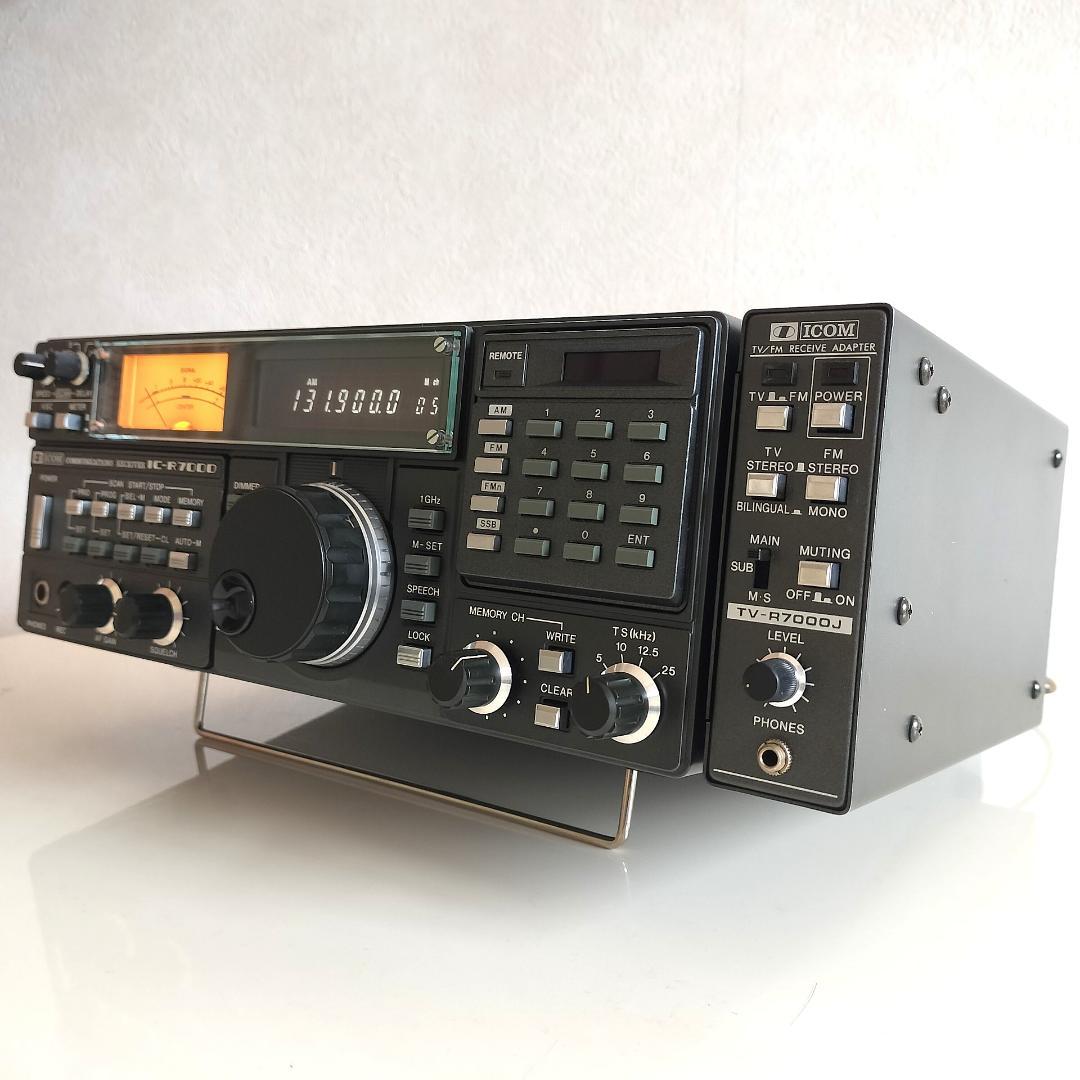 ★動作品★ICOM IC-R7000＋TV-R7000J 広帯域受信機