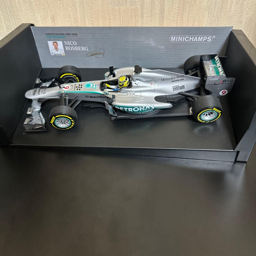 ミニカー nico rosberg mercedes amg petronas F1
