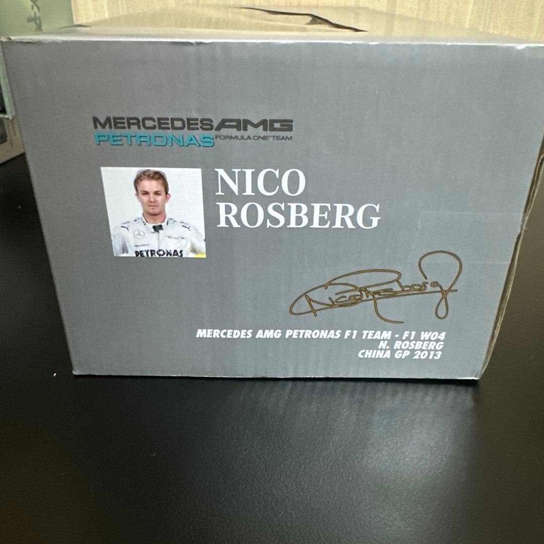 ミニカー nico rosberg mercedes amg petronas F1