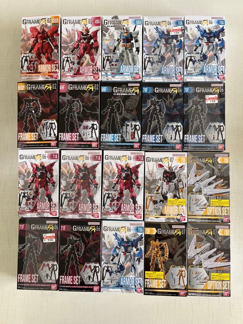 【まとめ売り】ガンダム　GフレームFA　64点　GUNDAM　GFRAME FA