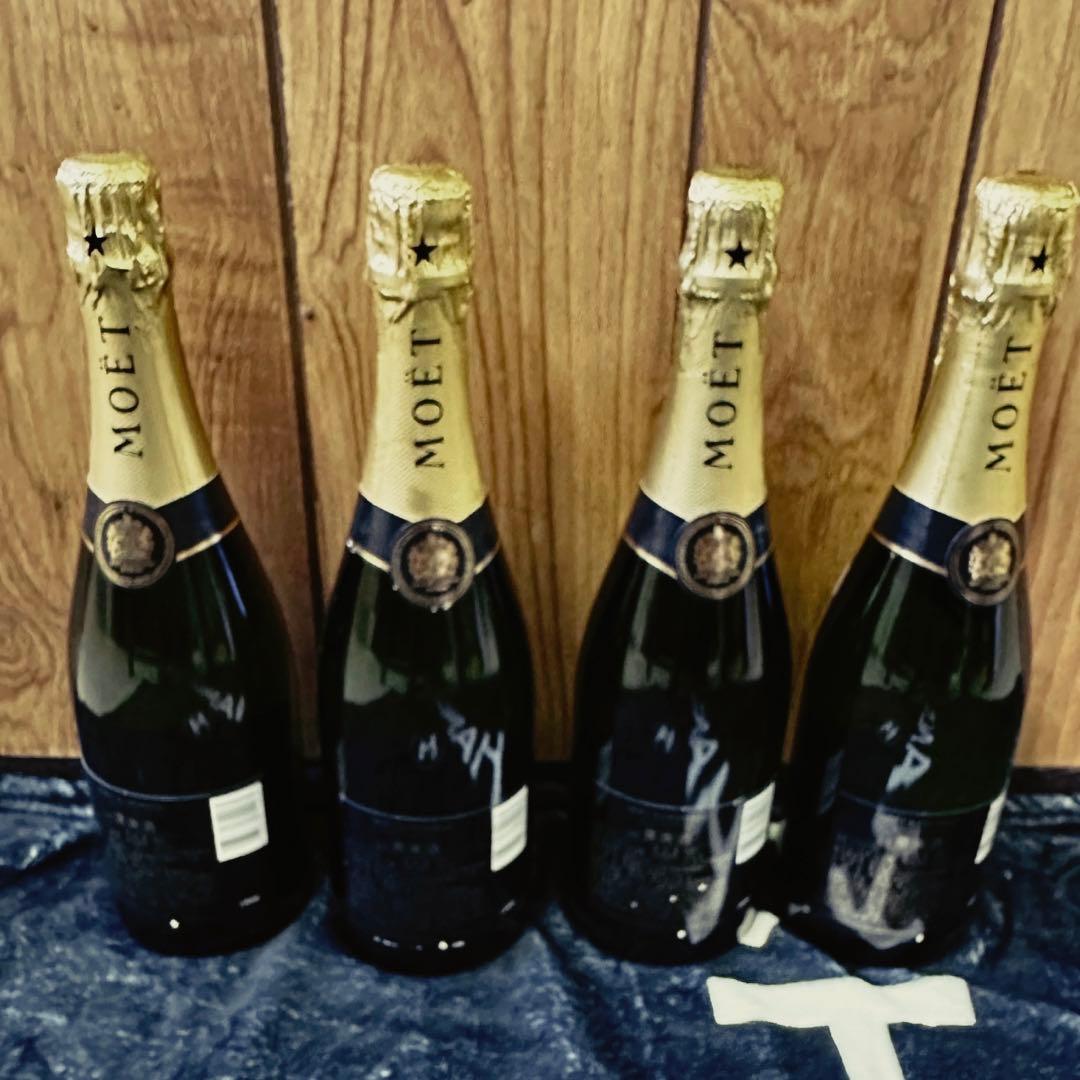 MOET&CHANDONBRUTIMPERIALシャンパン4本セット×750ml