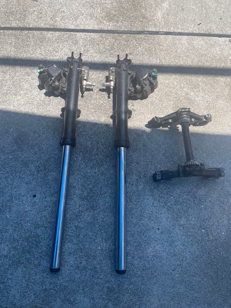 フロントフォークとステムセット ダブルアンチ