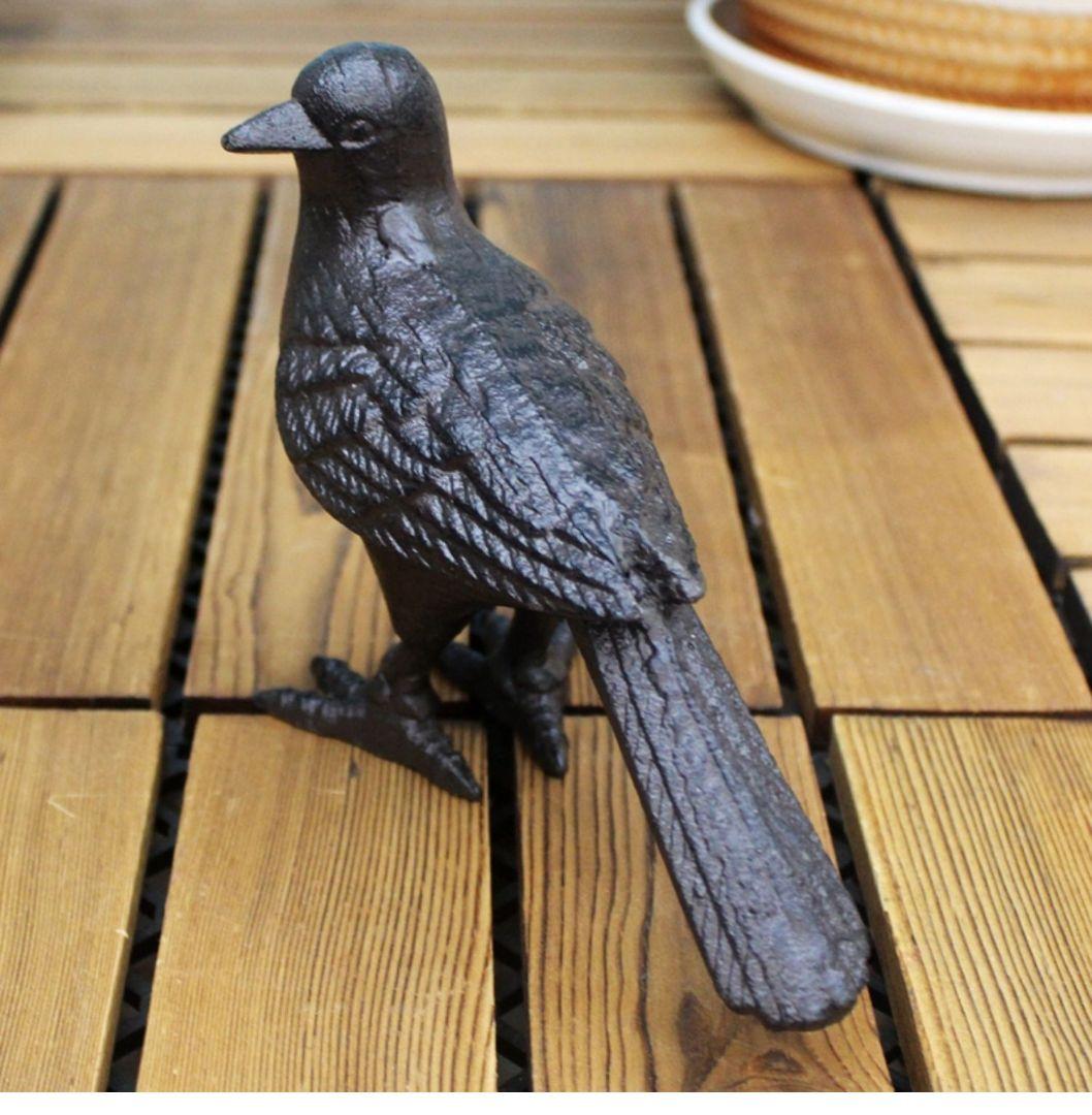 鉄器 小鳥 庭リビングテレビ棚 ワイン棚 玄関 本棚 装飾品 工芸品 置物