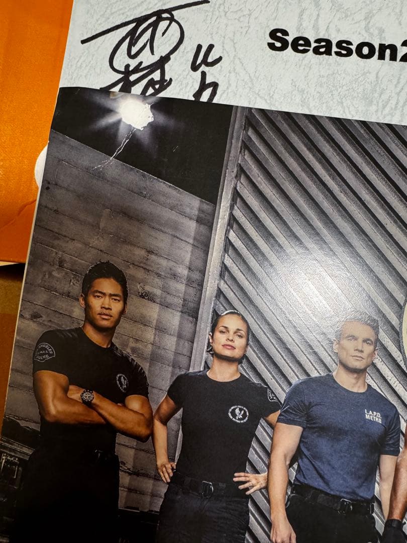希少‼️ S.W.A.T. Season 2 サイン入りカード&台本 説明文必読❗️