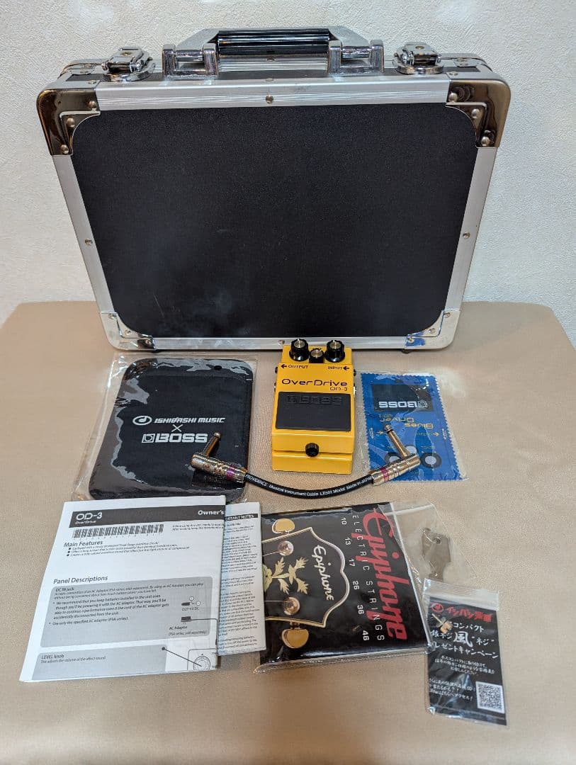 Boss OD-3 over drive ※ケーブル・ケース付 4/28まで掲載