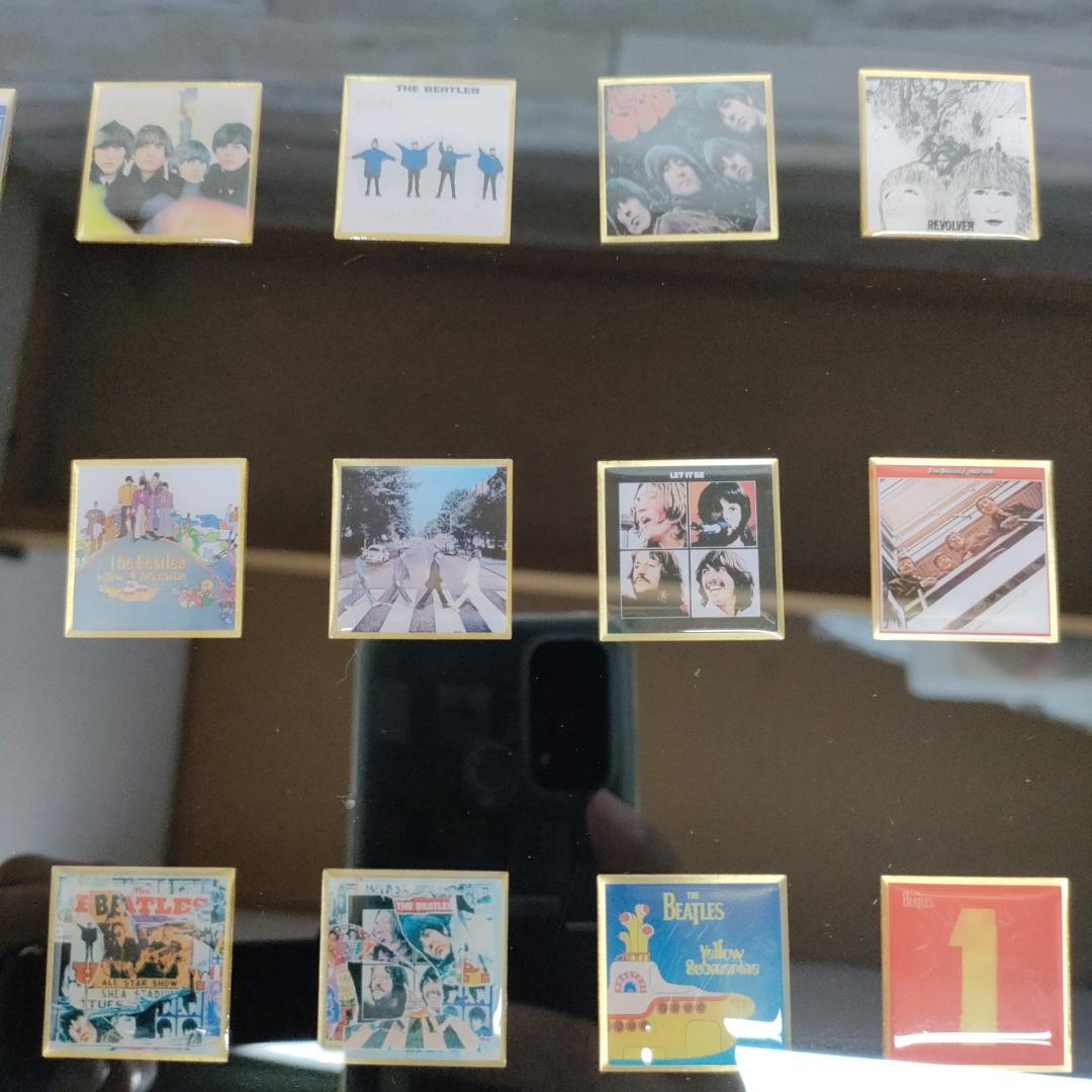 希少 限定 1000 THE BEATLES LP ジャケット ピンズ フレーム