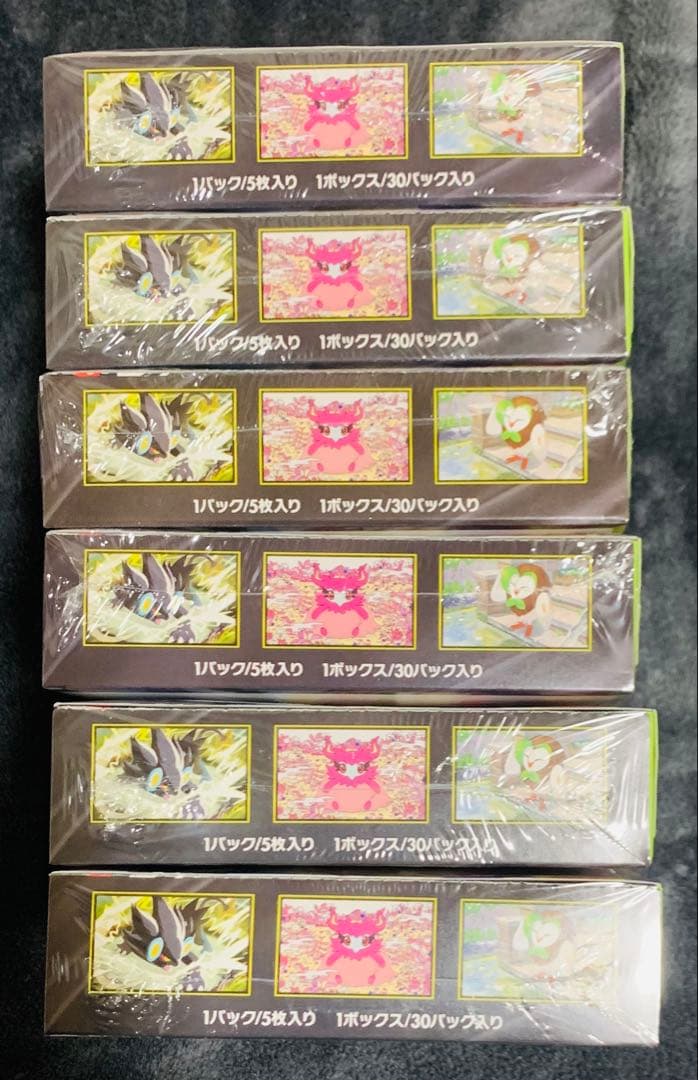 ポケモン MEGA ムニキスゼロ　新品未開封 6boxシュリンク付