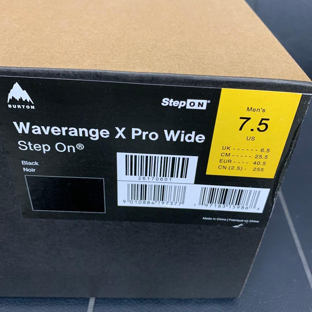 Burton Waverange X Pro Step On 保証書あり