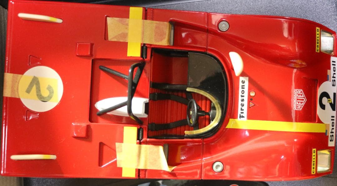 貴重シェルコレクション　１９７２フェラーリ３１２Ｐ　 1/18 　中古品