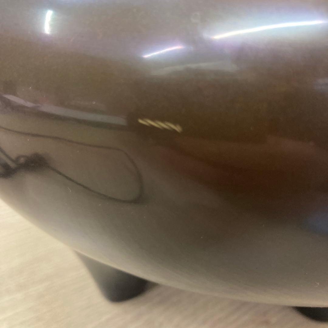 コンロ動作確認済み！　唐銅 風炉 風炉釜 茶釜 茶道具