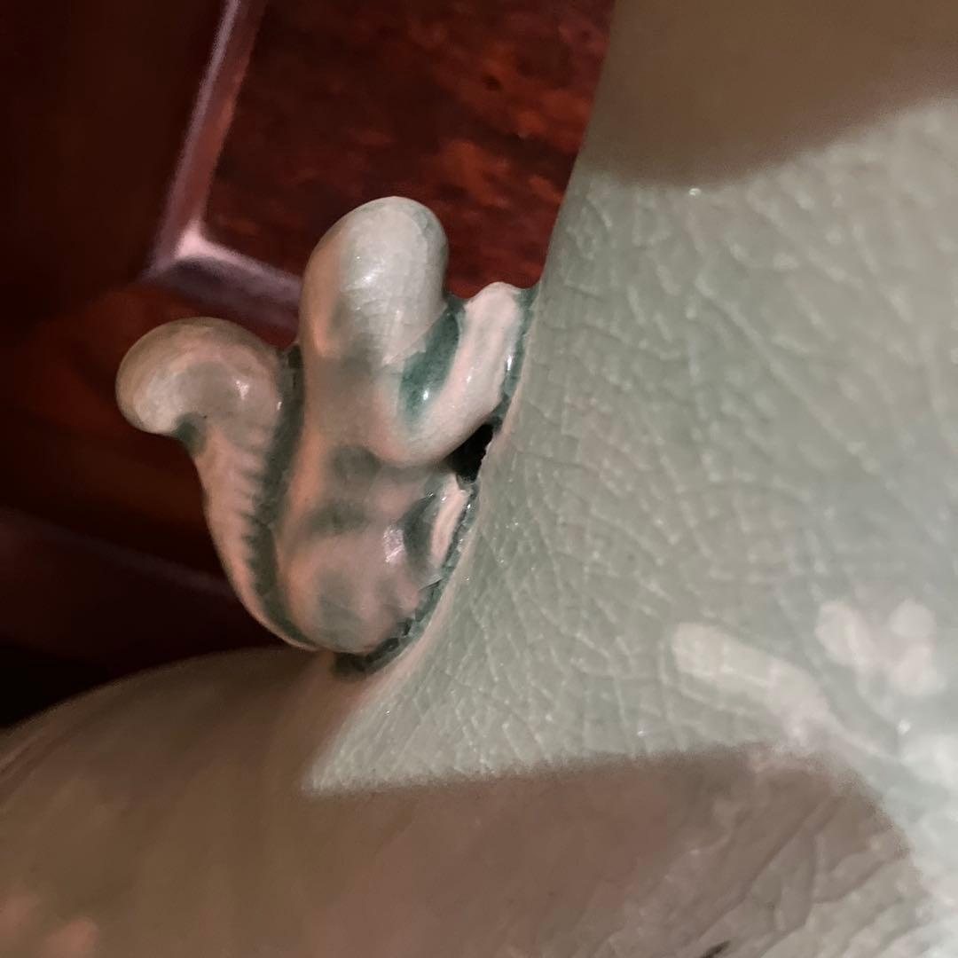 R★翠堂　高麗青資　花瓶　高さ30センチ