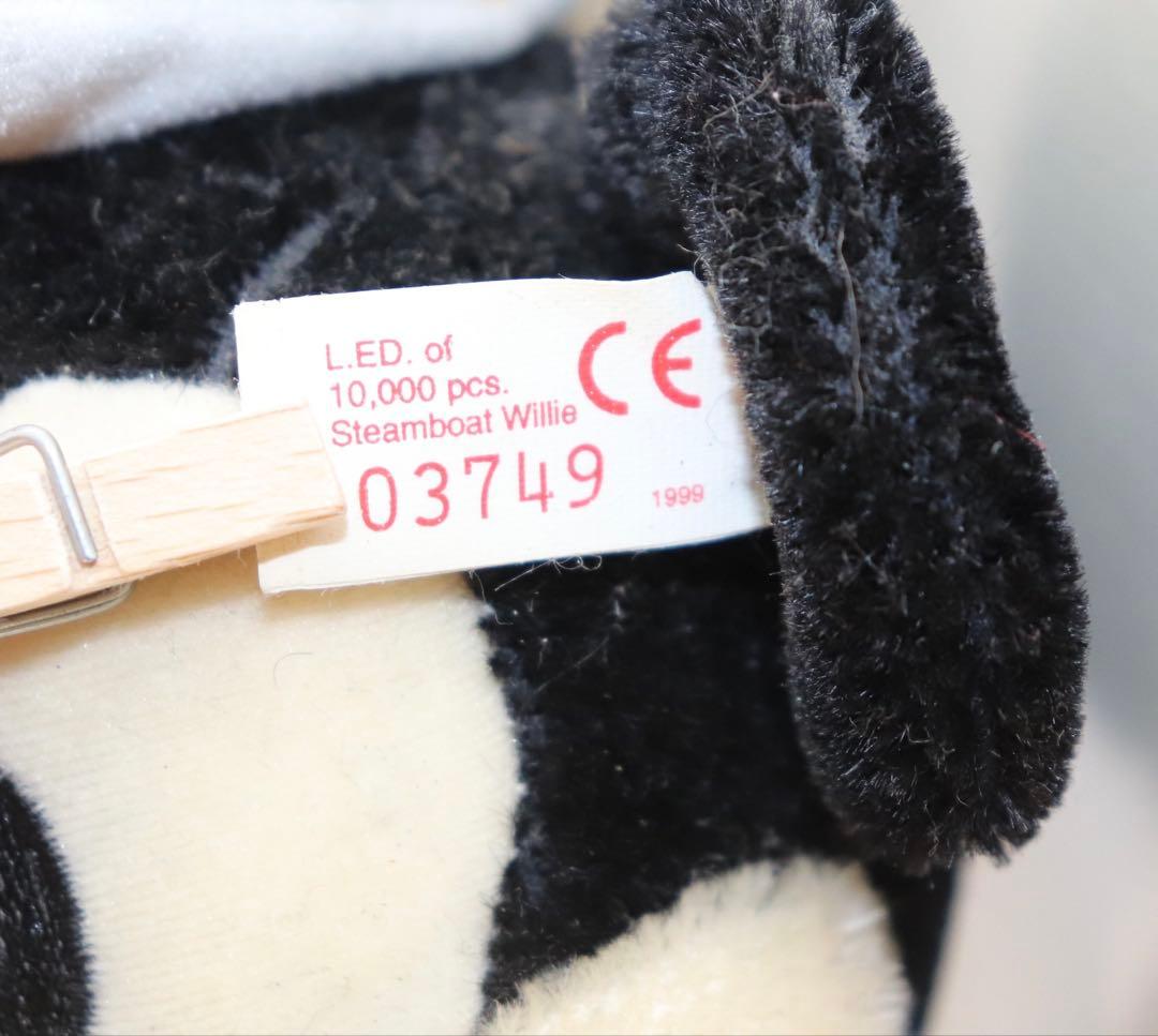 Steamboat Willie ミッキーマウス STEIFFぬいぐるみ