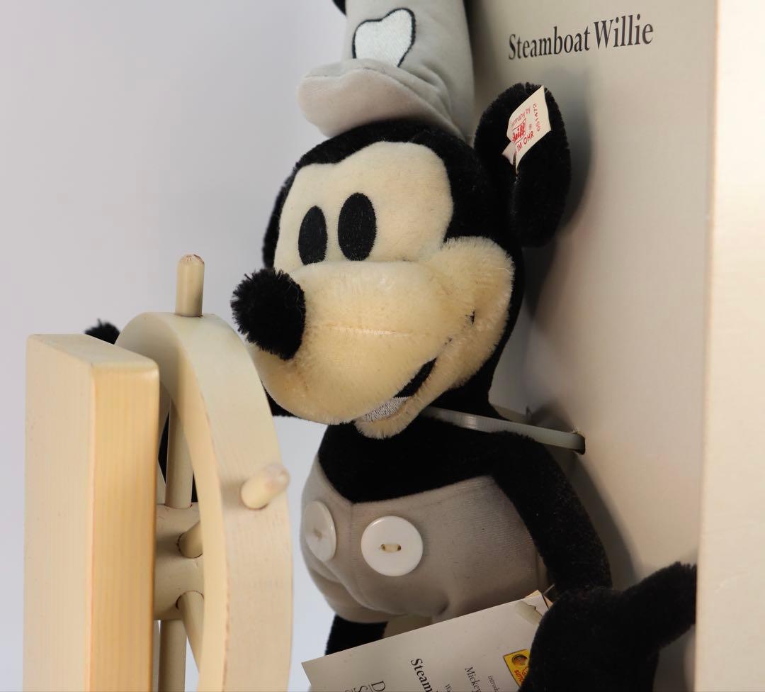 Steamboat Willie ミッキーマウス STEIFFぬいぐるみ