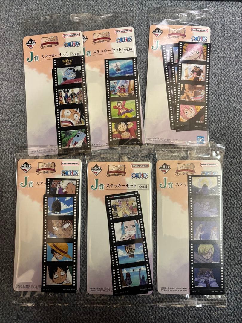 ワンピース　一番くじ　ドラマティックメモリーズ　 A B C D F GＪ賞