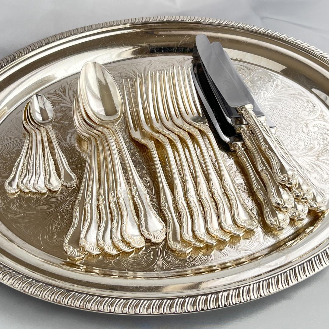 【Mappin&Webb】 マッピンアンドウェッブ デザートセット 6名用24本