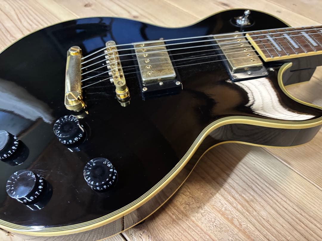 K-Garage レスポールカスタムモデル　ブラック　中古調整済み