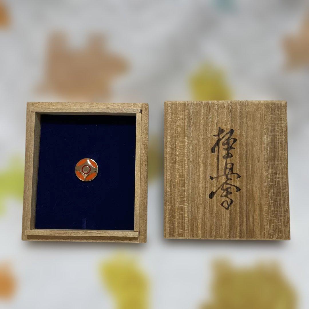 ⭐️極真公式バッチ〔ゴールド✖️オレンジ〕