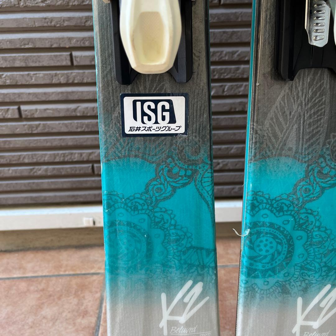 K2 Beluved 777 スキー板 バインディング付き　長さ149センチ