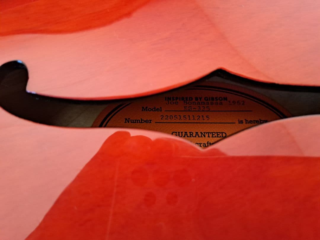 Epiphone.Joe.Bonamassa1962.ES335シグネチャー