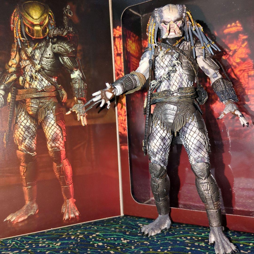 NECA／アルティメット・エルダープレデター 中古開封品／✨別名∶グレイバック
