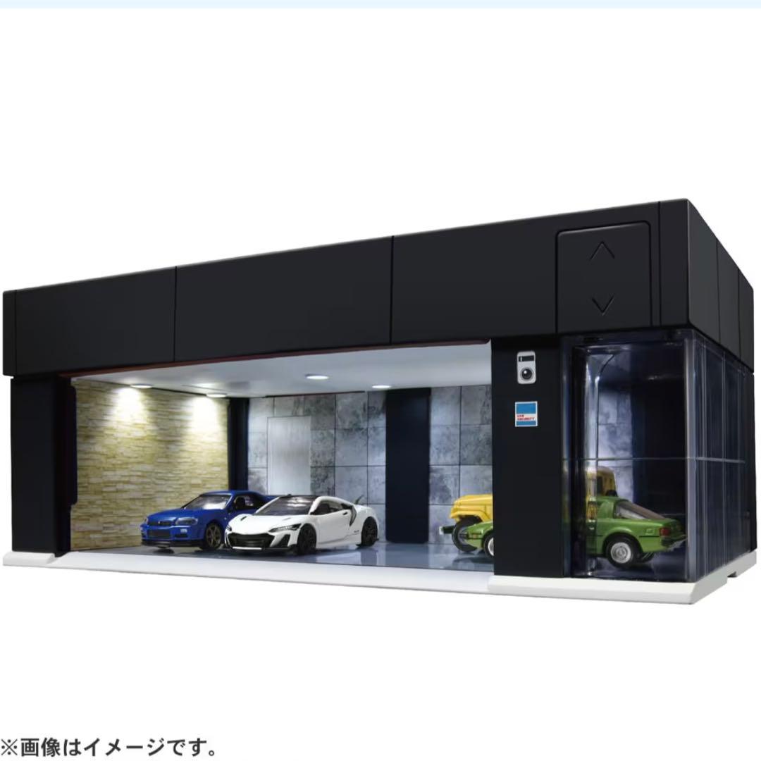 【新品】 トミカガレージ 2個セットプレミアムブラックエディションランボルギーニ