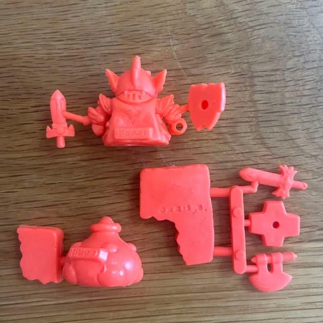 ガン消し　オレンジ フィギュアパーツ セット