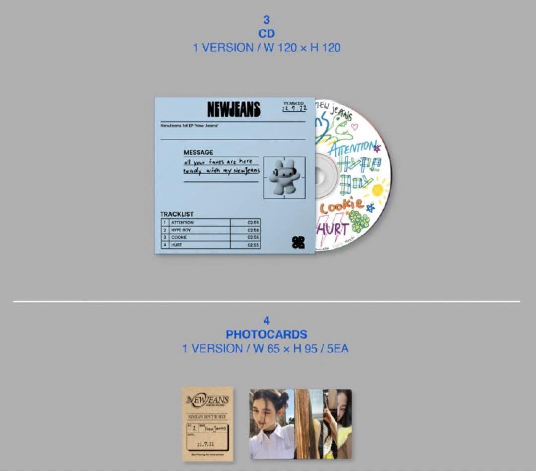 newjeans アルバム CD 限定版 Bag Ver. 黒