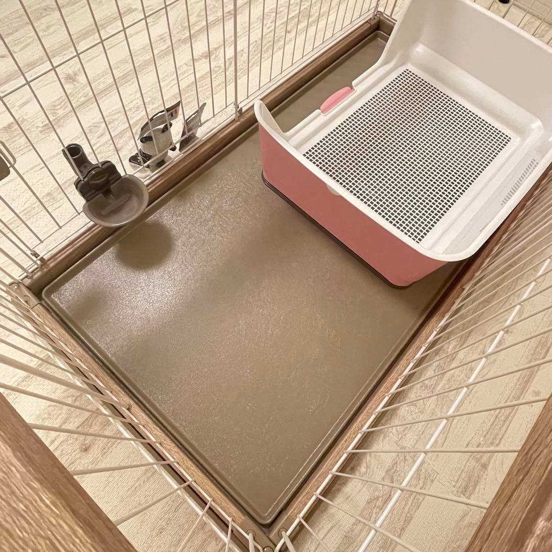 【未使用】アイリスオーヤマ製ペットサークル&リッチェル製トイレセット