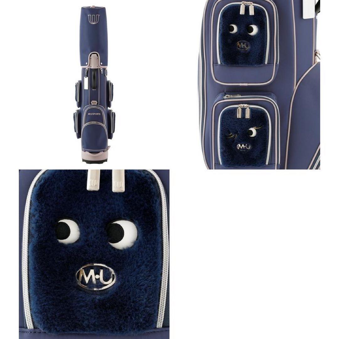キャディバッグレディース エムユー スポーツ M.U SPORTS ネイビー新品