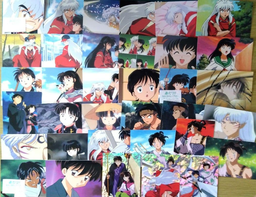 犬夜叉 ブロマイドⅣ 連続当 30付＋3＋1　一束セット