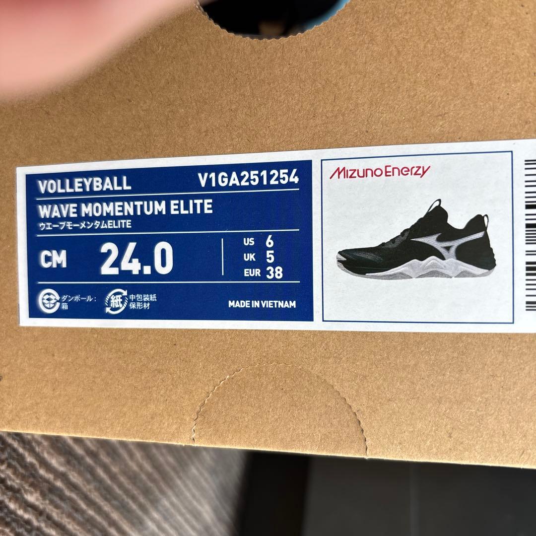 MIZUNO バレーボールシューズ　モーメンタルエリート　24cm