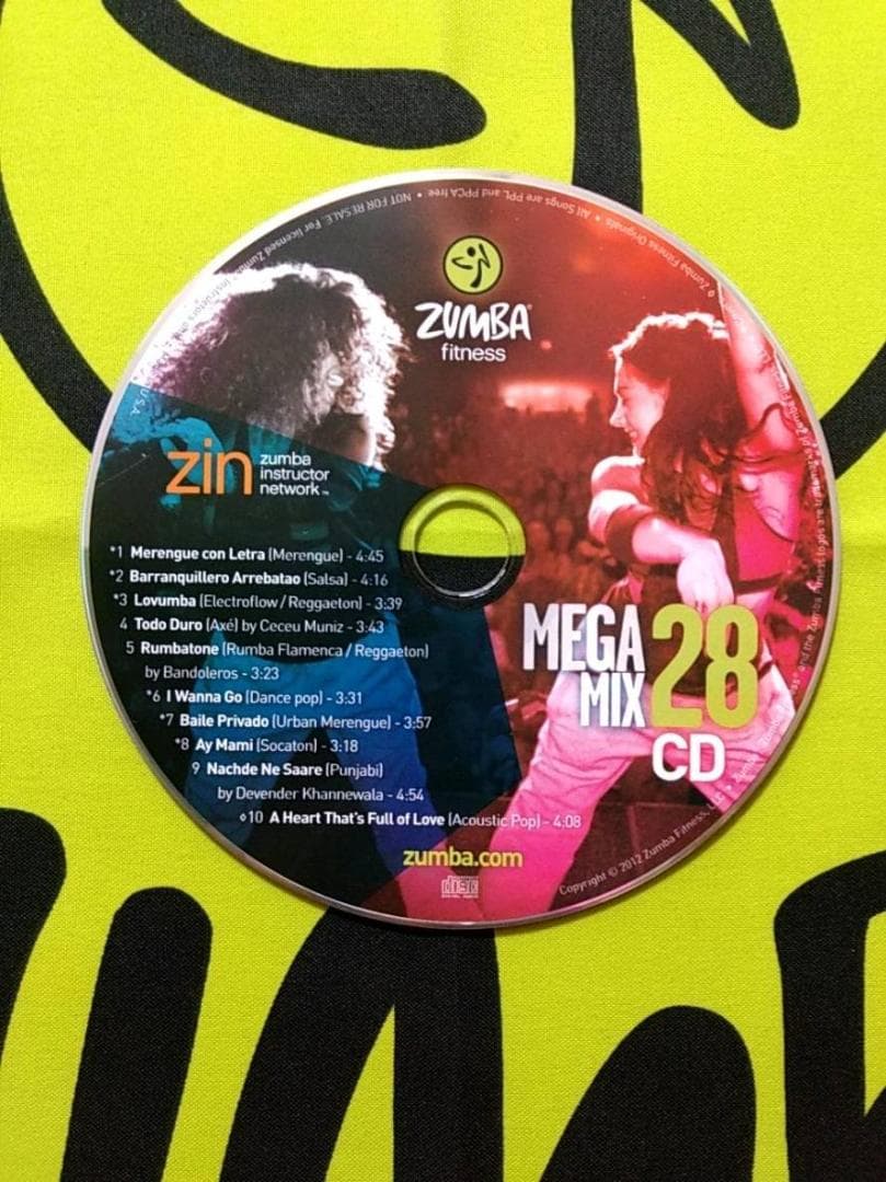 ZUMBA　ズンバ　CD　10枚セット　MEGAMIX21～MEGAMIX30
