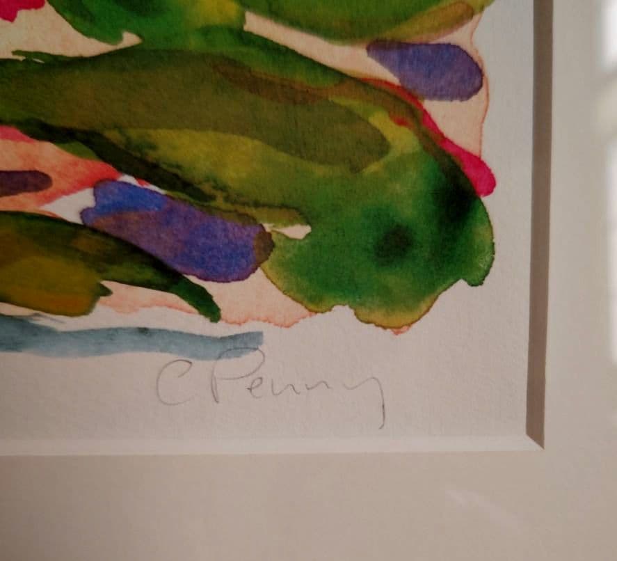 特価◯絵画 シルクスクリ―ン版画 額装品