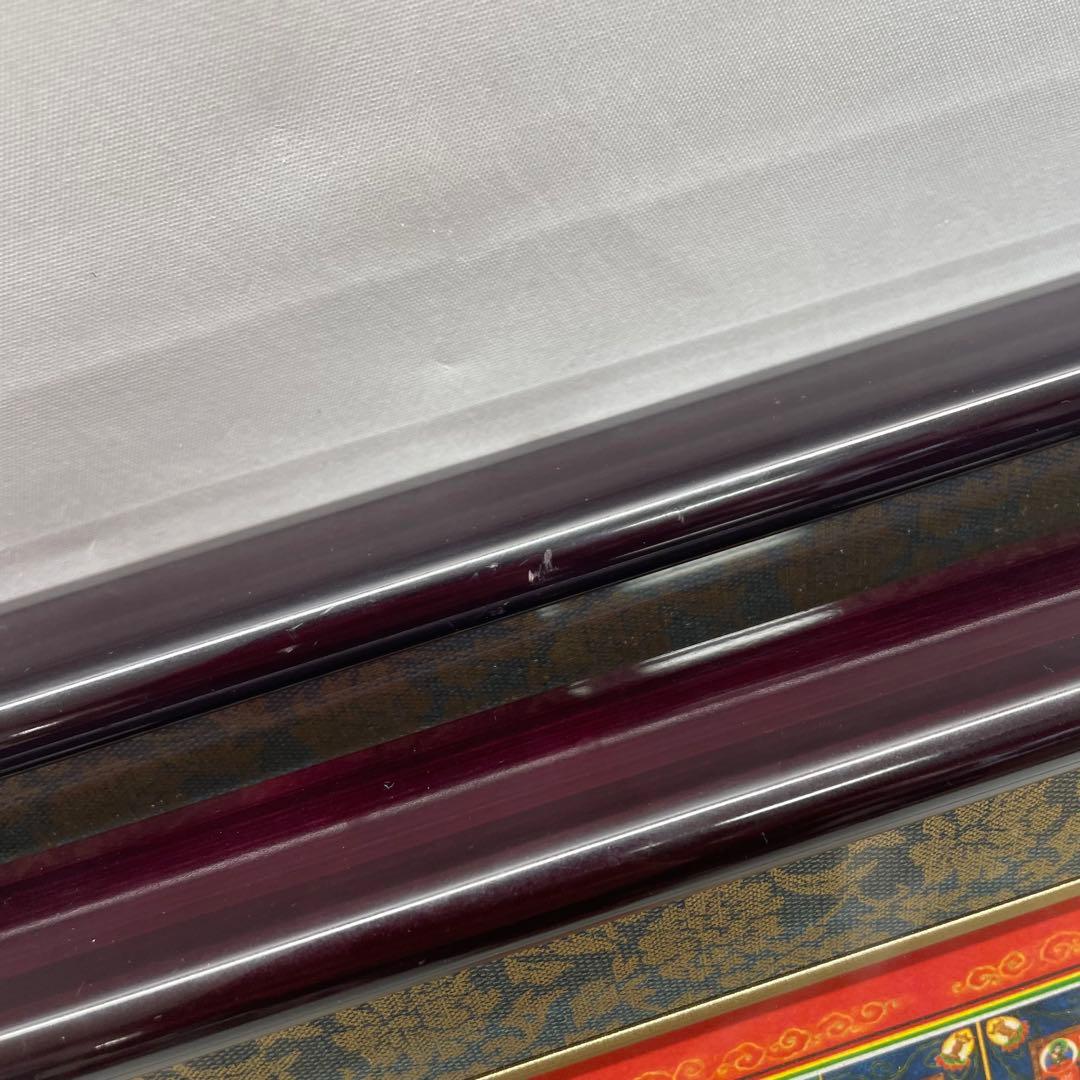 両界曼茶羅　胎蕆界曼荼羅　色紙　額縁付き