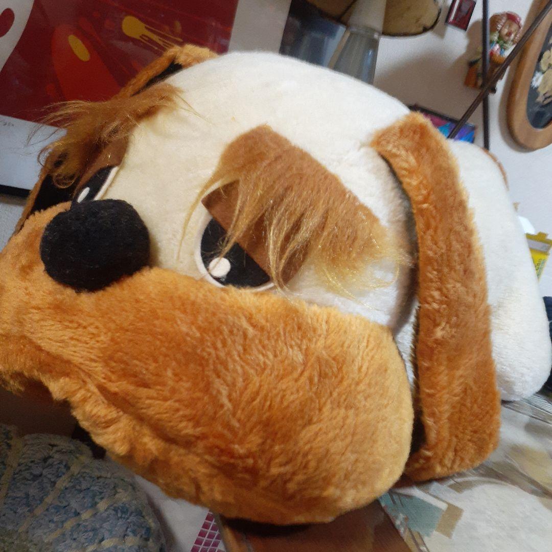 ビンテージ　昭和レトロ　70s 当時物　日本製　特大　いぬぬいぐるみ　宇山あゆみ