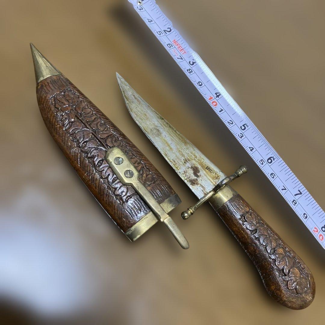 値下げ！彫刻木製ナイフ