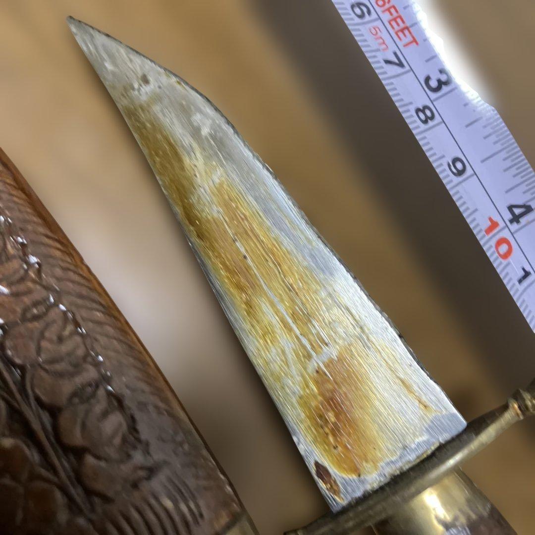 値下げ！彫刻木製ナイフ