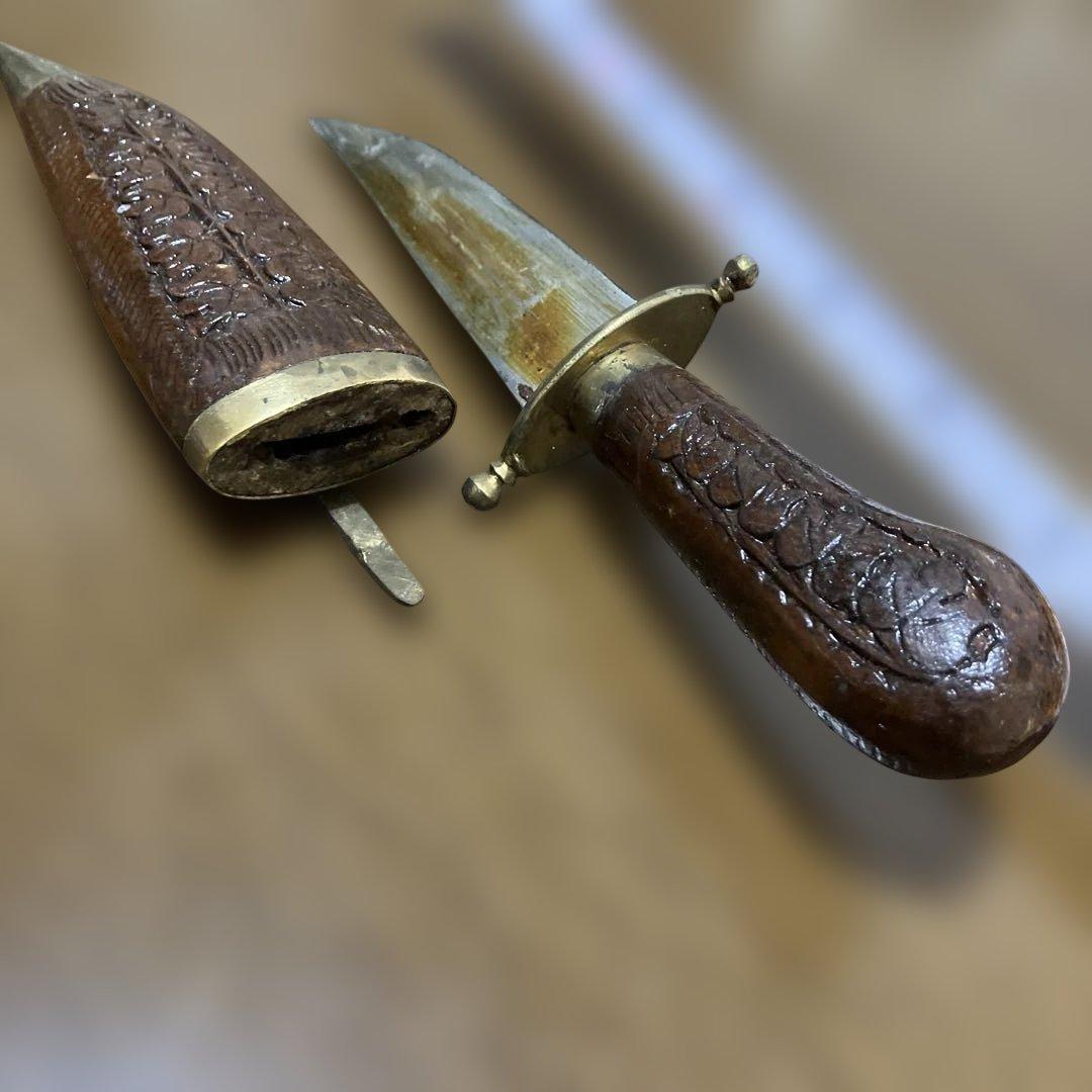 値下げ！彫刻木製ナイフ