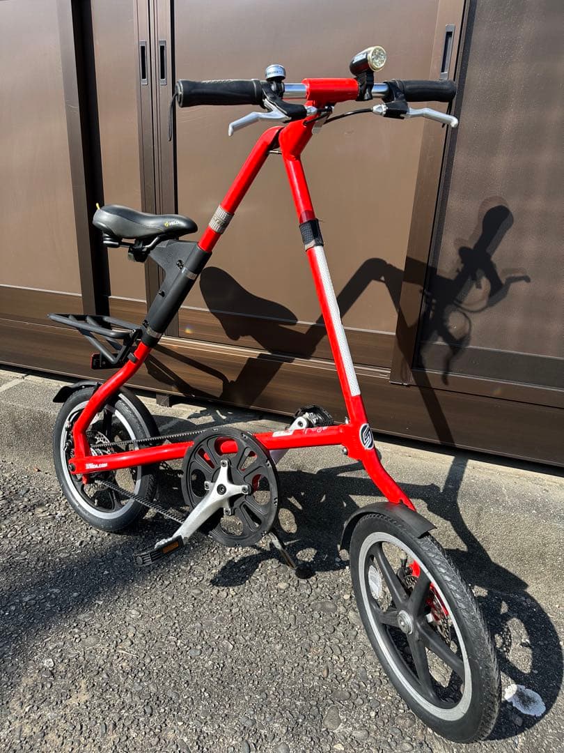 折りたたみ自転車 ストライダ 「STRiDA LT」 レッド 16インチ