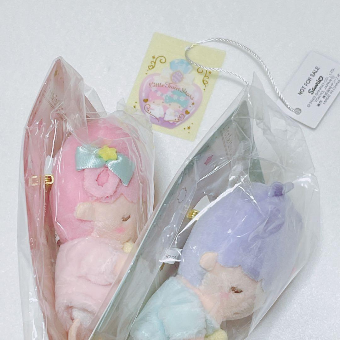 サンリオ キキララ ブローチ フレームデザイン リトルツインスターズ マスコット