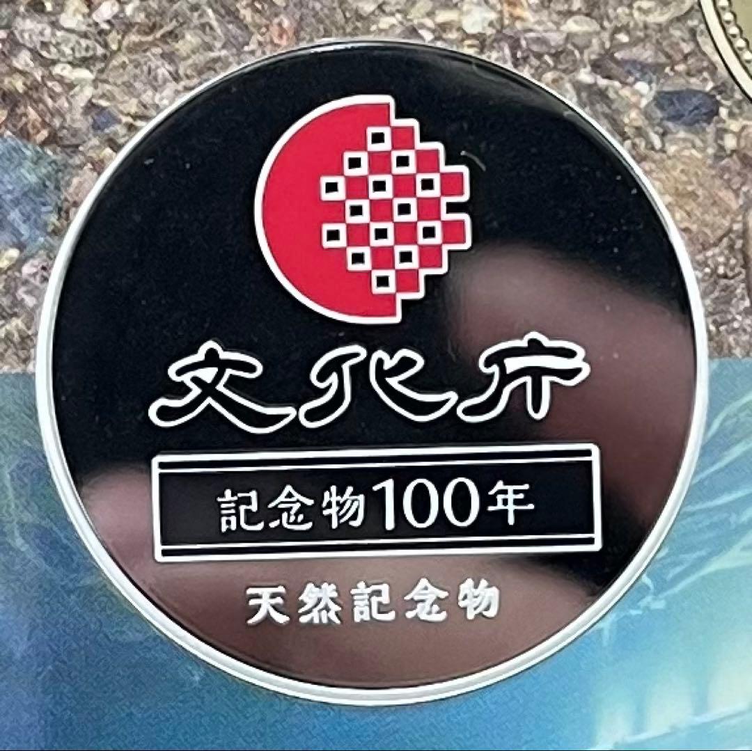 史跡名勝天然記念物保護100年 天然記念物銀メダル silver925 造幣局製