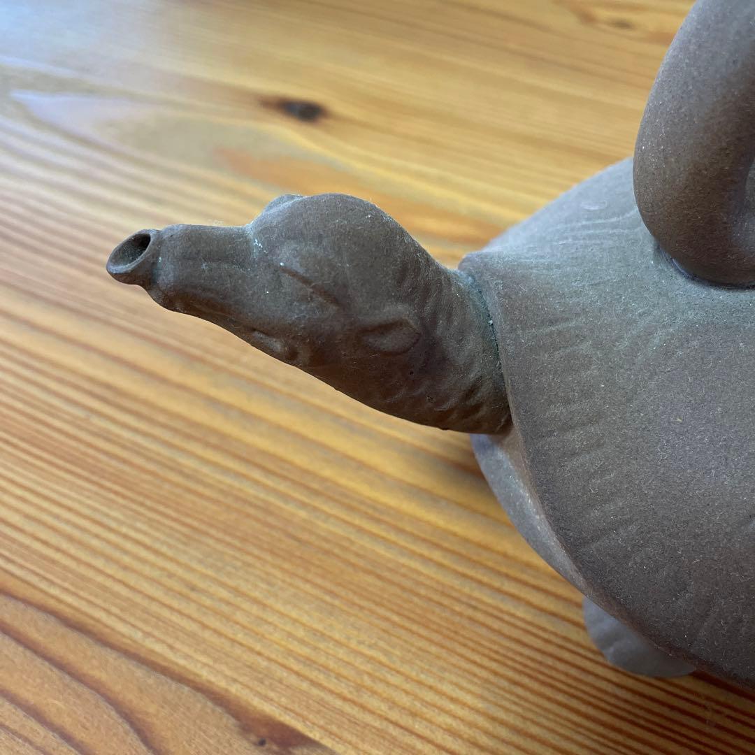 第14代　沈壽官　亀　酒器　茶器　急須　千代香