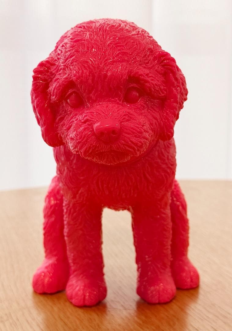 【超希少・限定品】Squatting Dog いきむ犬 ソフビ トイプードル