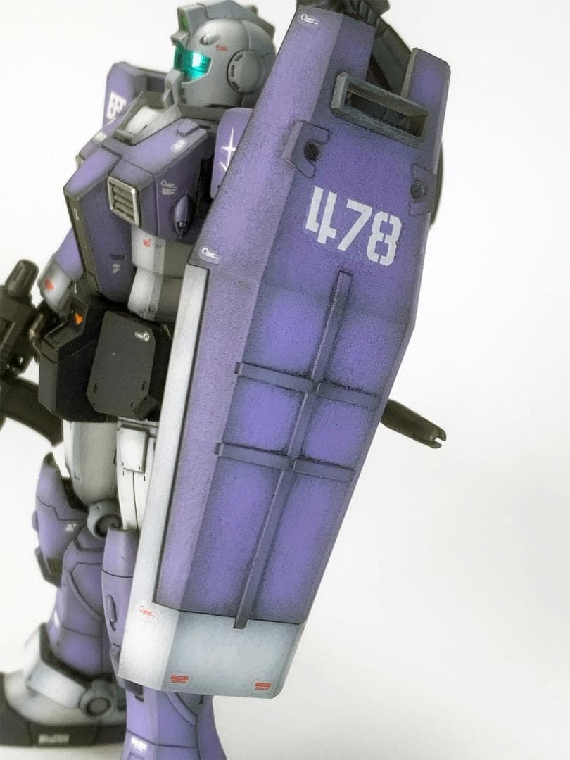 ジム(モロッコ戦線仕様)RGM-79 HG1/144 ガンプラ全塗装完成品