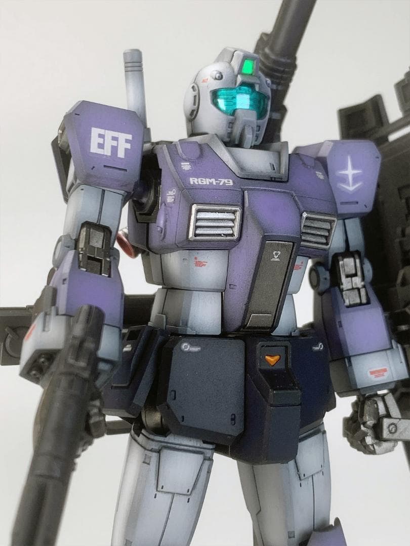 ジム(モロッコ戦線仕様)RGM-79 HG1/144 ガンプラ全塗装完成品