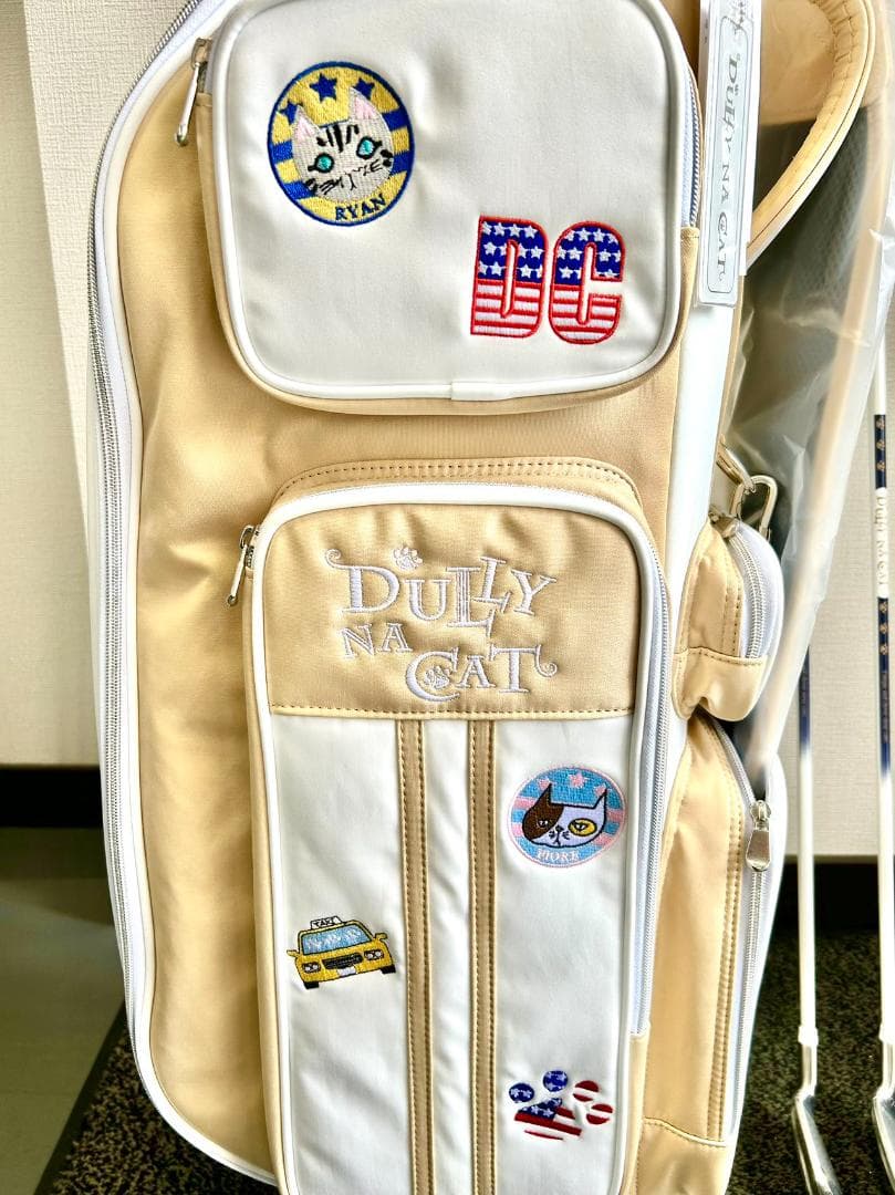 【kirico】ダリーナキャット　キャディバッグ+シューズケース