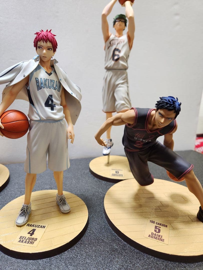 黒子のバスケ　メガハウス　黒子　赤司　青峰　緑間　紫原リペイント　リタッチ完成品