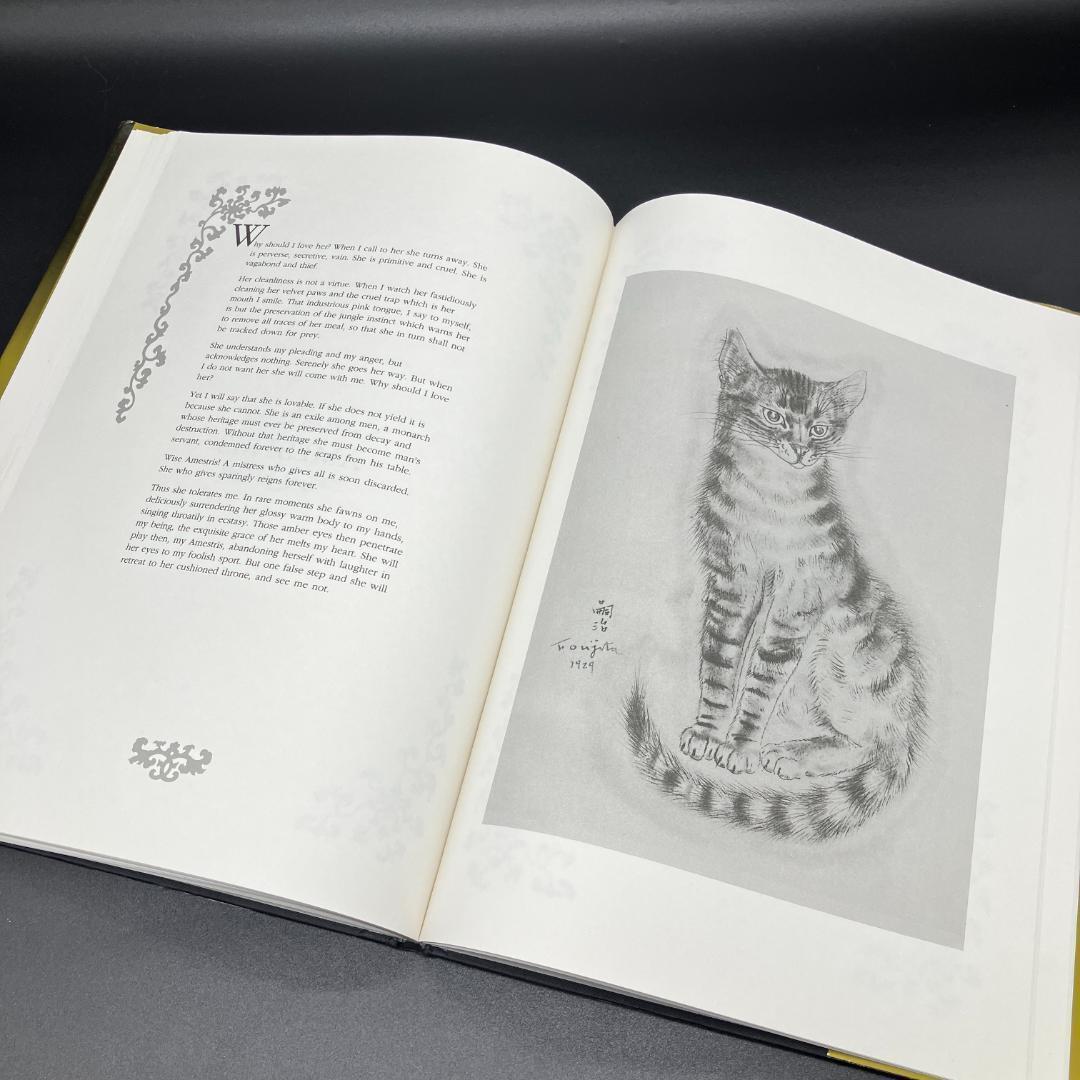 藤田嗣治　画集　猫の本 A Book of Cats　1987年　20点掲載