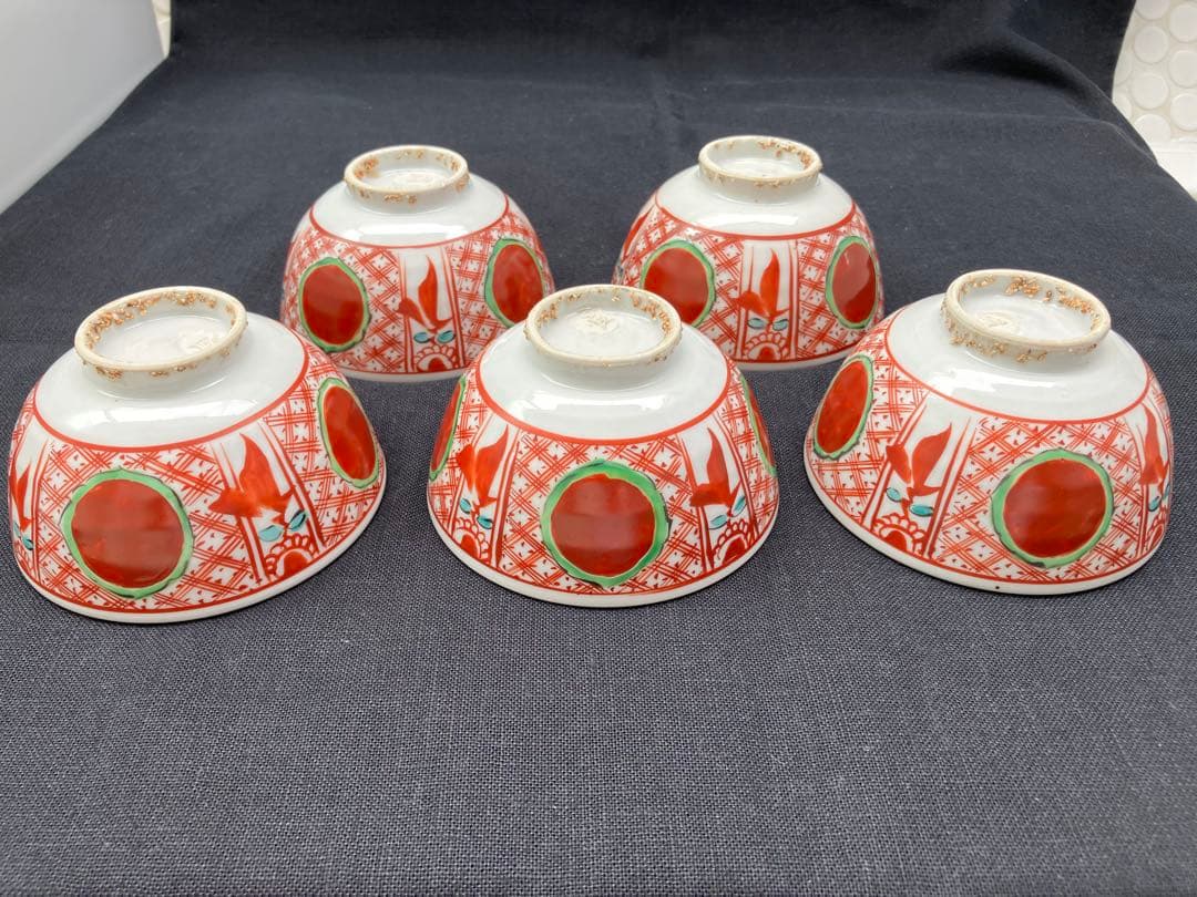 赤絵小鉢10客セット