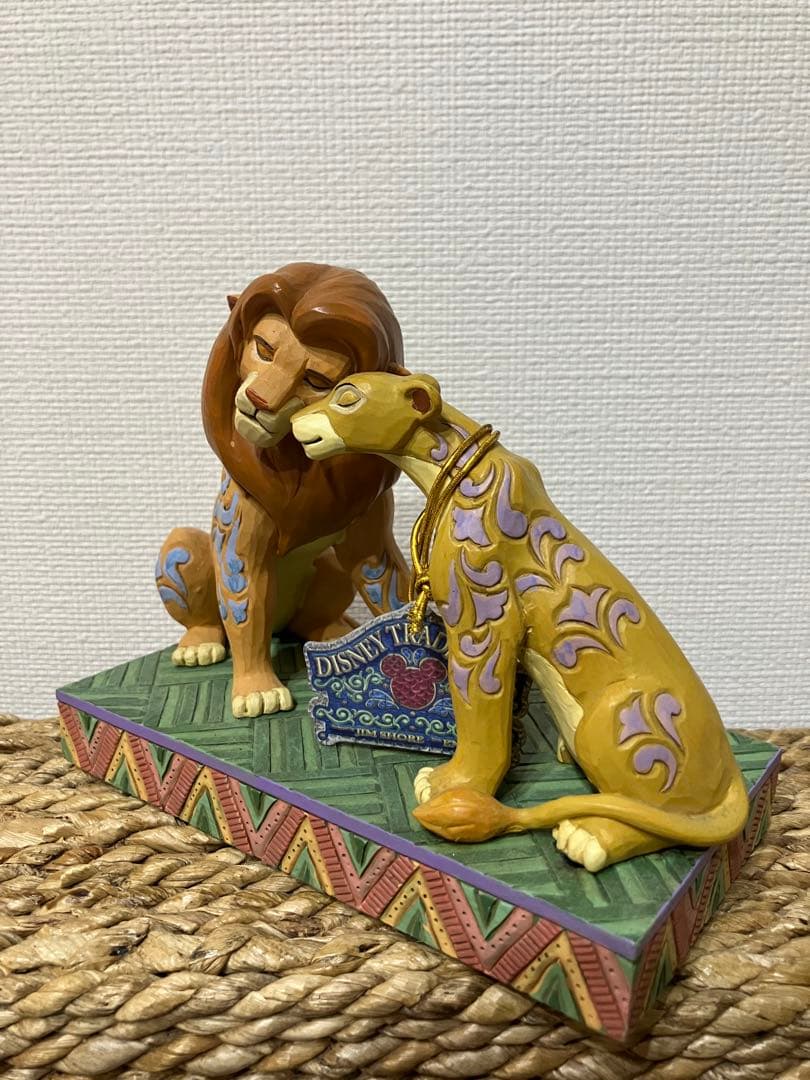 ライオンキング シンバ ナラ フィギュア ジムショア 置物 ディズニー